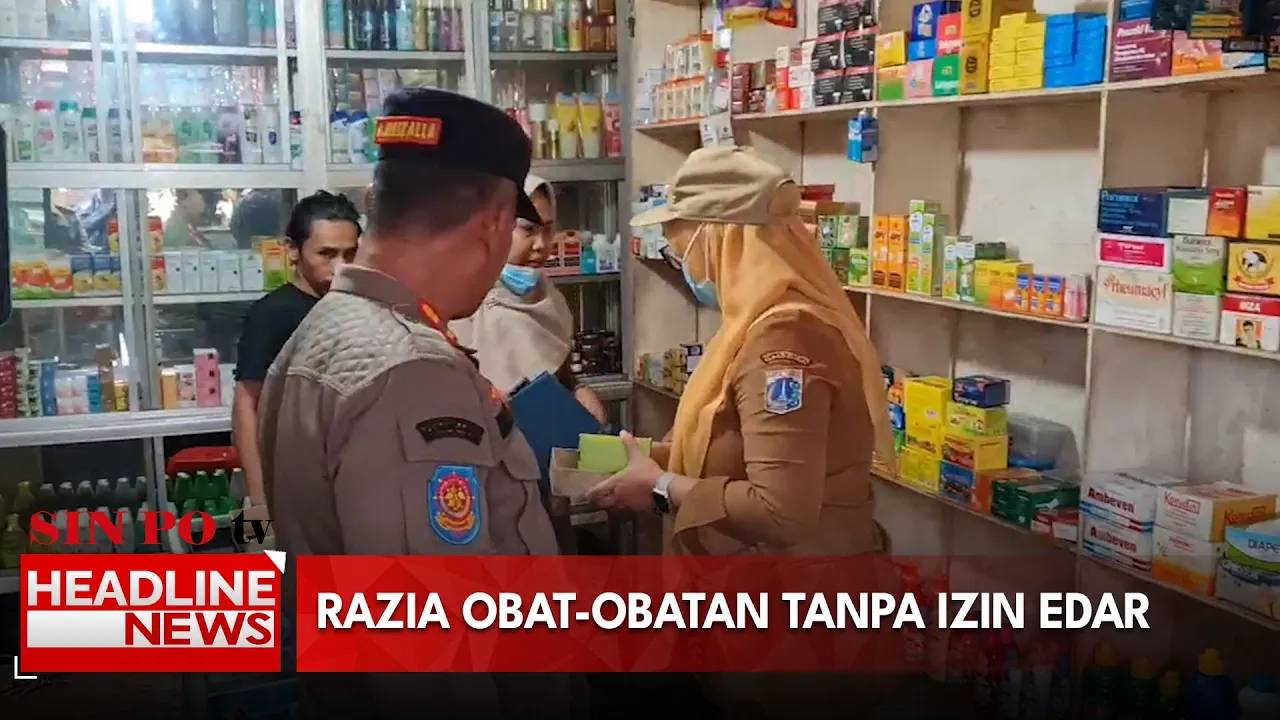 Razia Obat-Obatan Tanpa Izin Edar