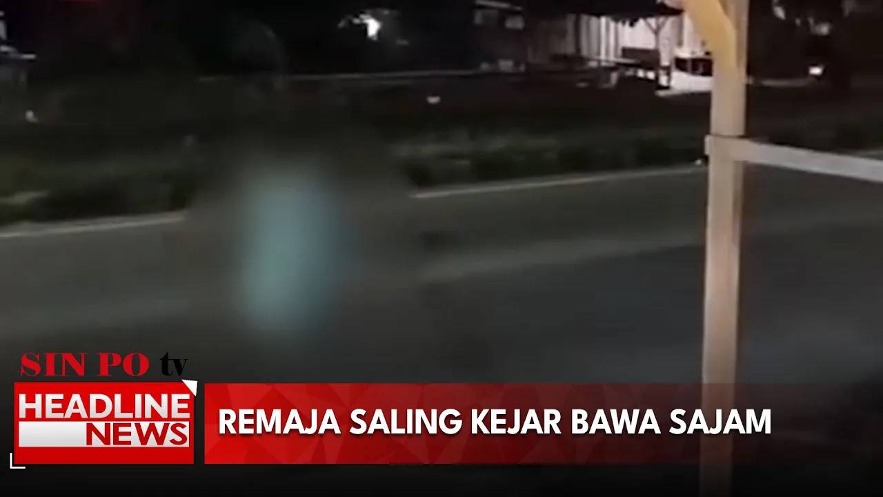 Remaja Saling Kejar Bawa Sajam di Kawasan Simpang Bypass Kataping