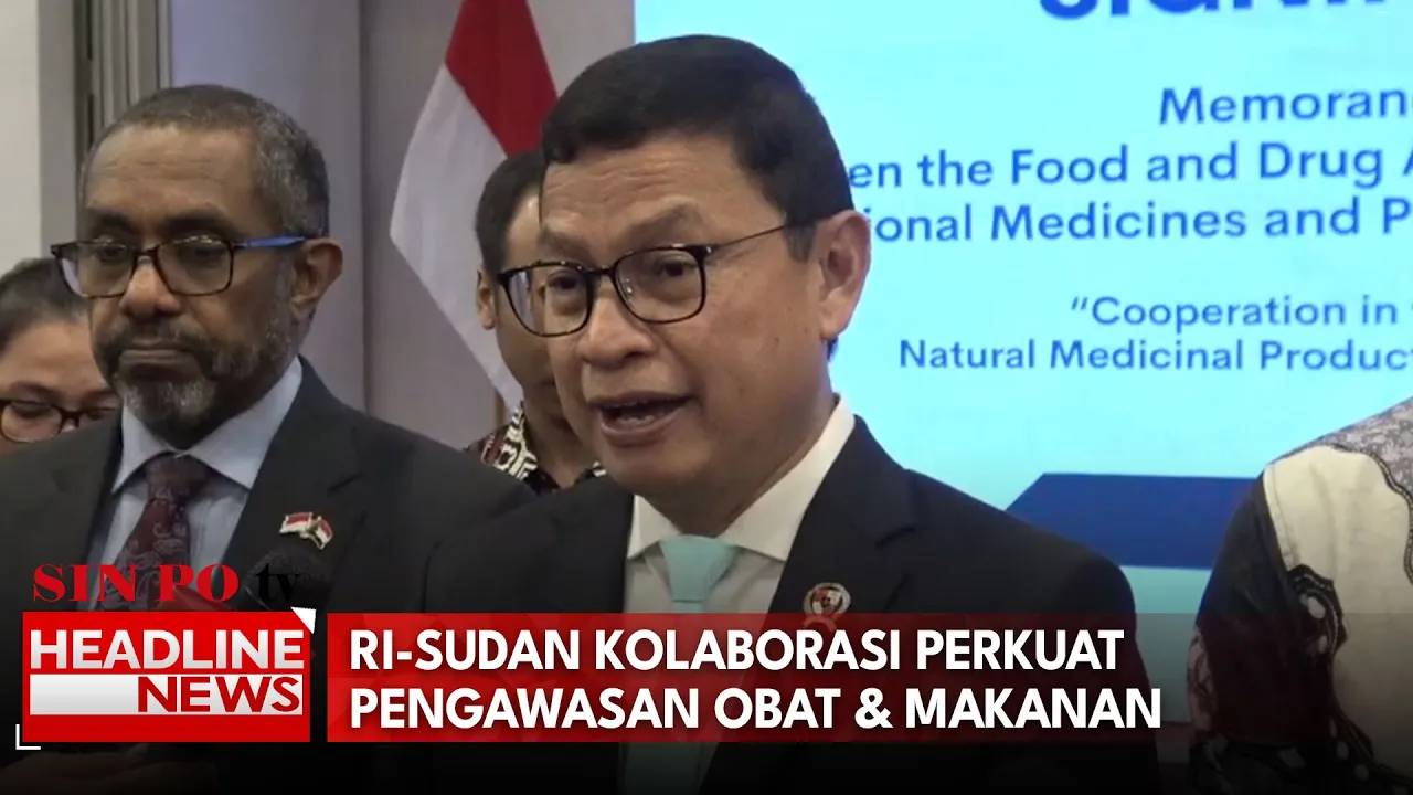 RI–Sudan Kolaborasi Perkuat Pengawasan Obat & Makanan