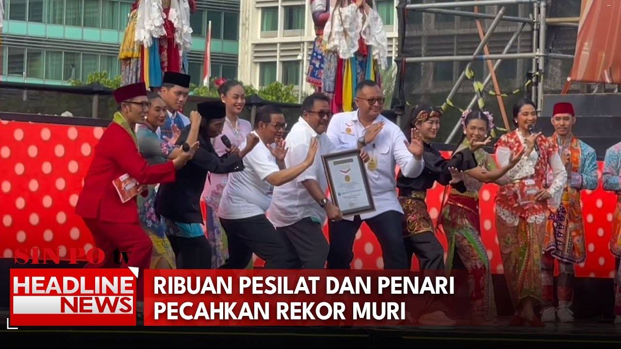 Ribuan Pesilat dan Penari Pecahkan Rekor MURI