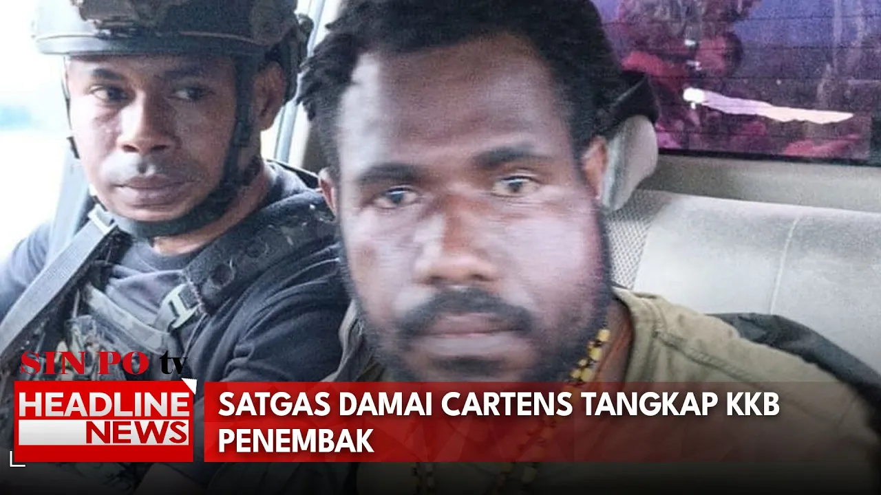 Satgas Damai Cartens Tangkap KKB Penembak