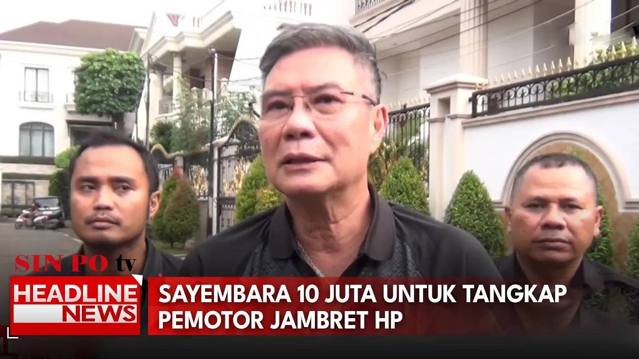 Sayembara Rp10 Juta untuk Tangkap Pemotor Jambret HP
