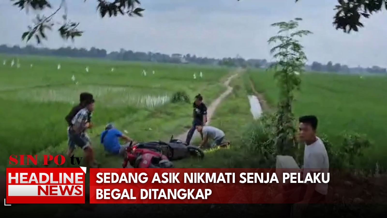 Sedang Asik Nikmati Senja, Pelaku Begal Ditangkap