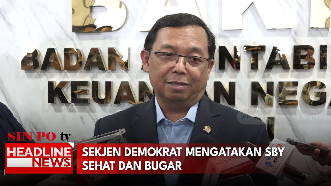 Sekjen Demokrat Mengatakan SBY Sehat Dan Bugar