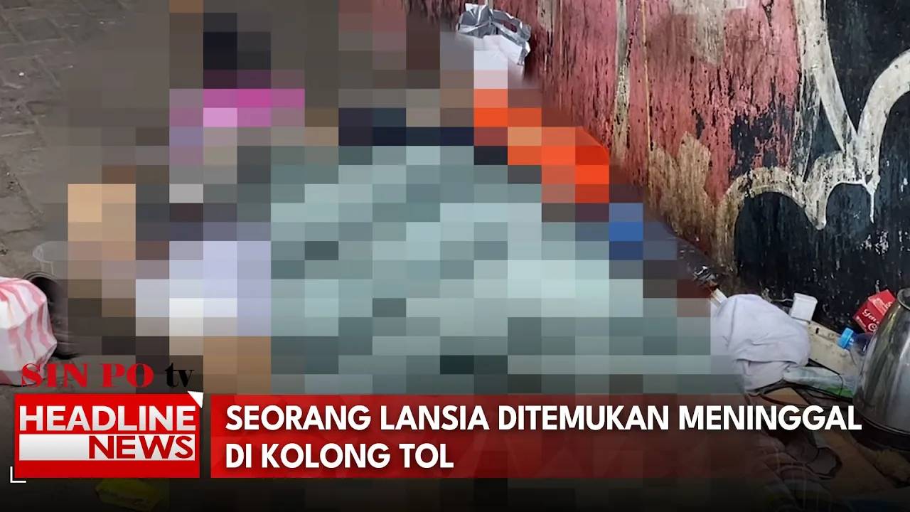Seorang Lansia Ditemukan Meninggal Dunia Di Kolong Tol Dalam Kota
