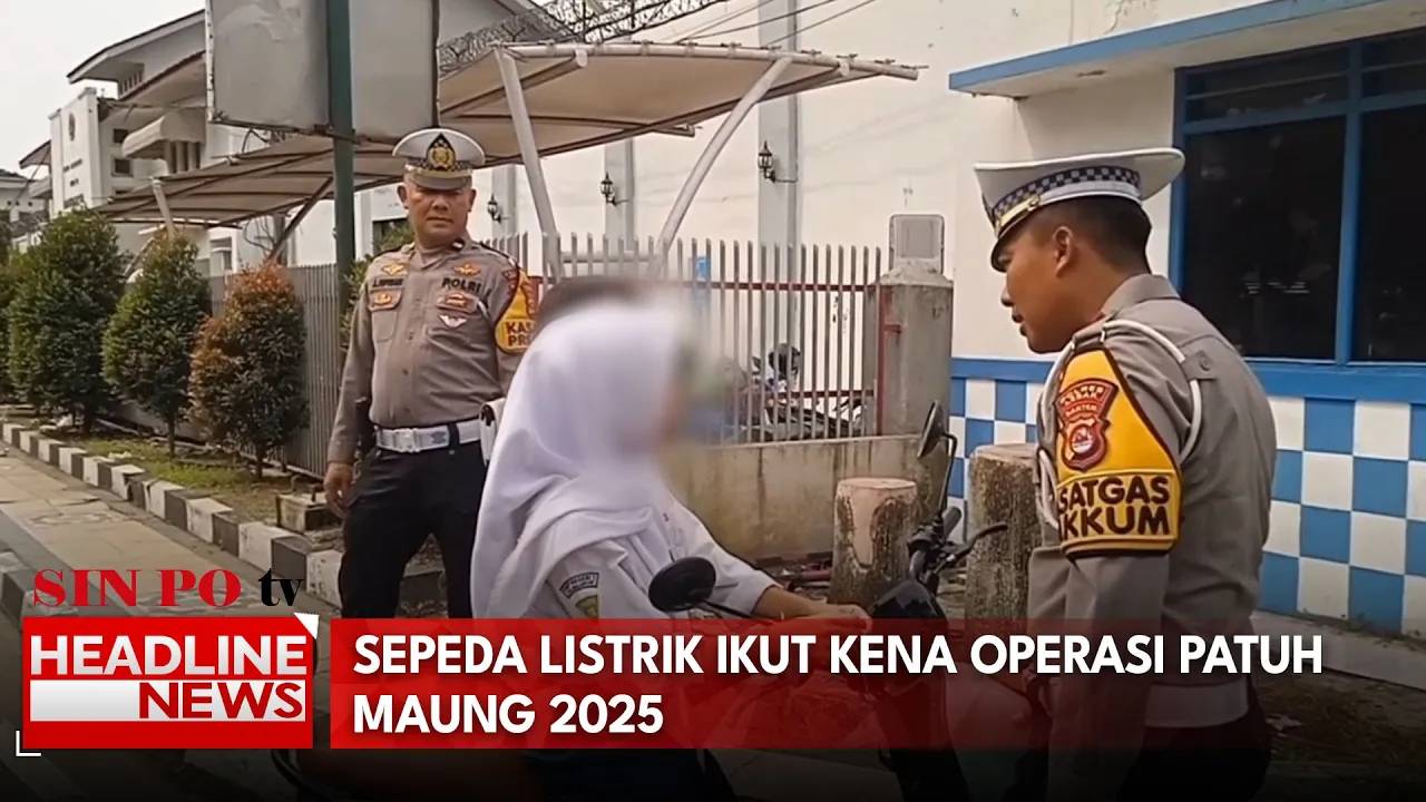 Sepeda Listrik Ikut Kena Operasi Patuh Maung 2025