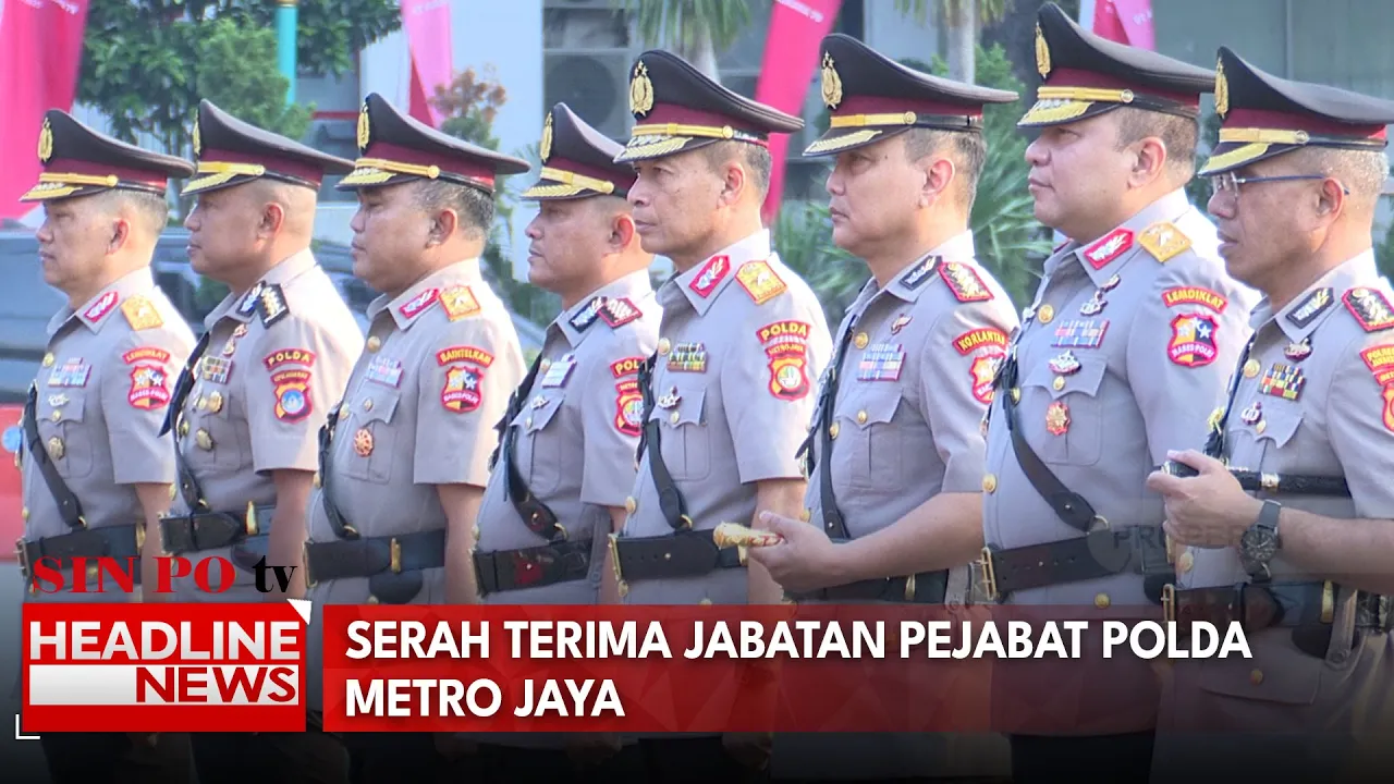 Serah Terima Jabatan Pejabat Polda Metro Jaya