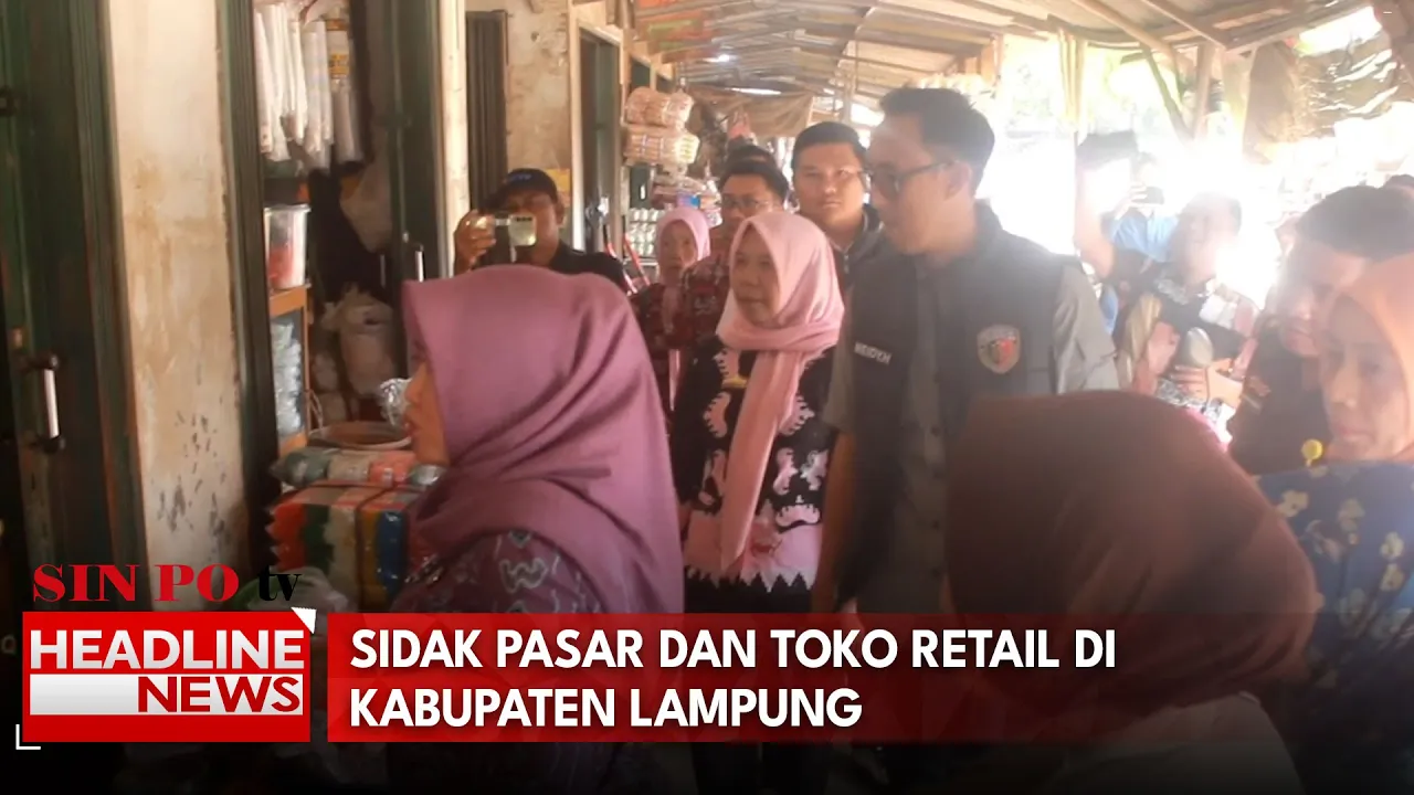 Sidak Pasar Dan Toko Ritel Di Kabupaten Lampung Timur