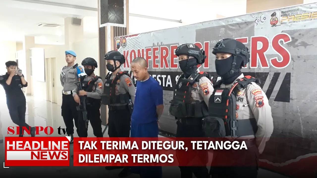 Tak Terima Ditegur, Tetangga Dilempar Termos