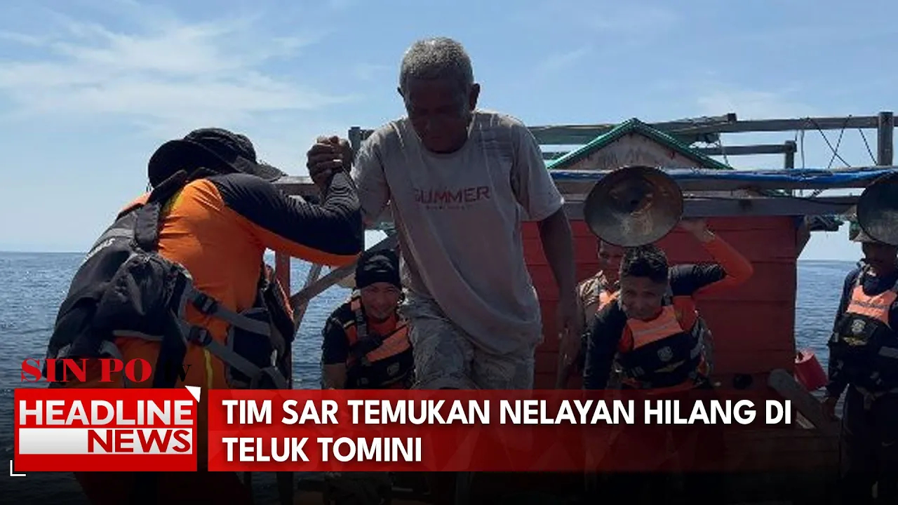 Tim SAR Temukan Nelayan Hilang di Teluk Tomini