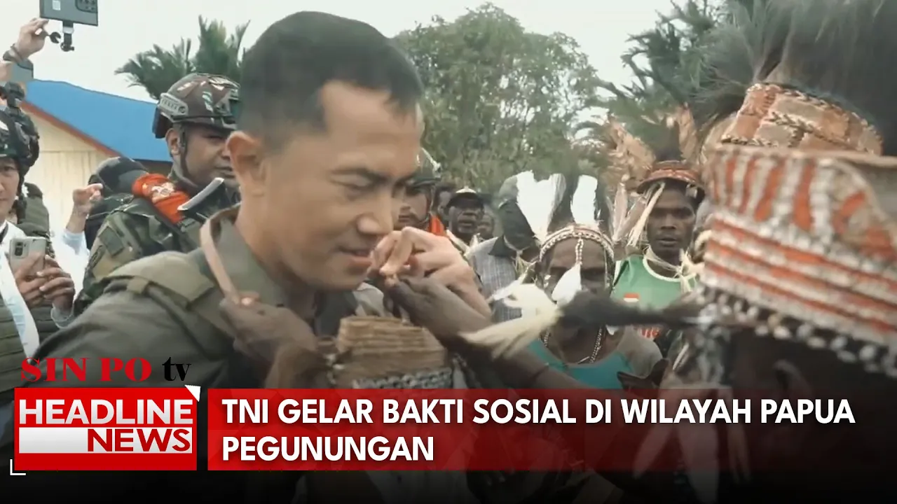 TNI Gelar Bakti Sosial di Wilayah Papua Pegunungan