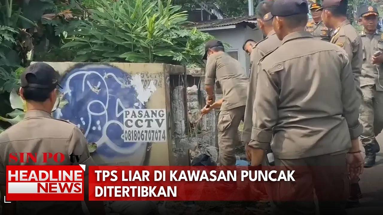 TPS Liar Di Kawasan Puncak Ditertibkan