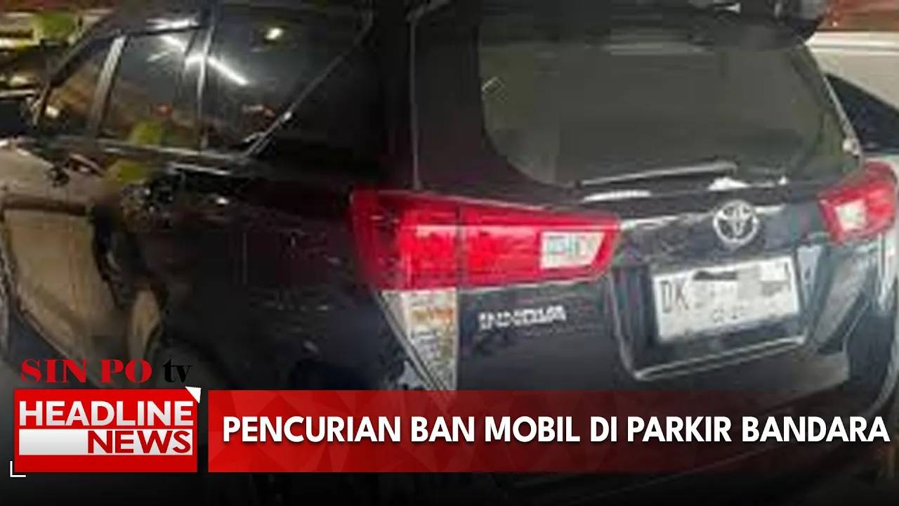 Viral, Ban Mobil Raib Dari Parkiran Bandara Ngurah Rai