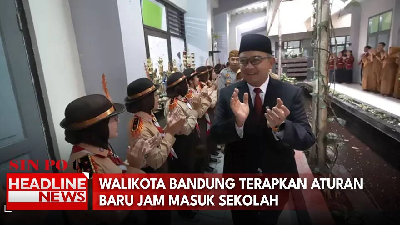 Walikota Bandung Terapkan Aturan Baru Jam Masuk Sekolah