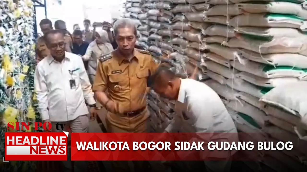 Walikota Bogor Sidak Gudang Bulog