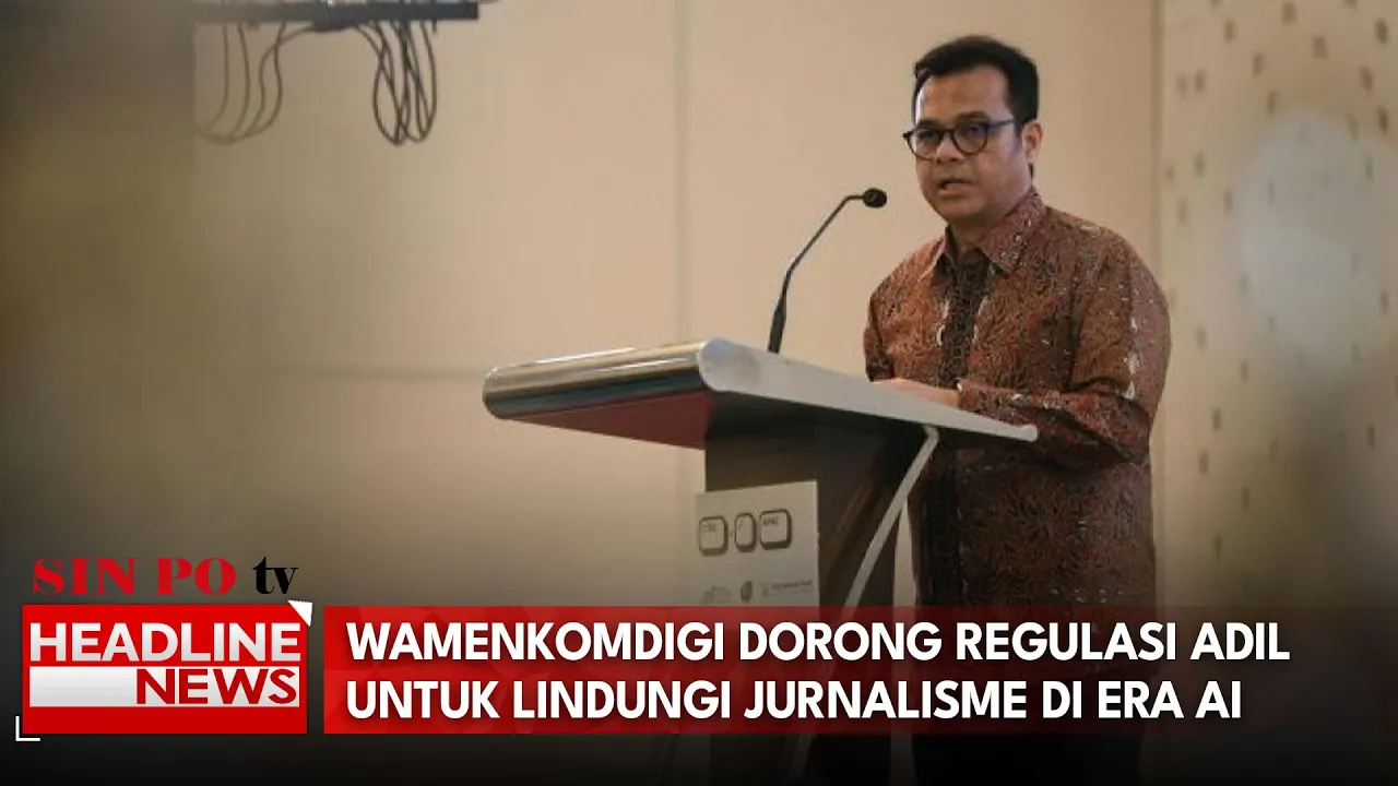 Wamenkomdigi Dorong Regulasi Adil Untuk Lindungi Jurnalisme di Era AI