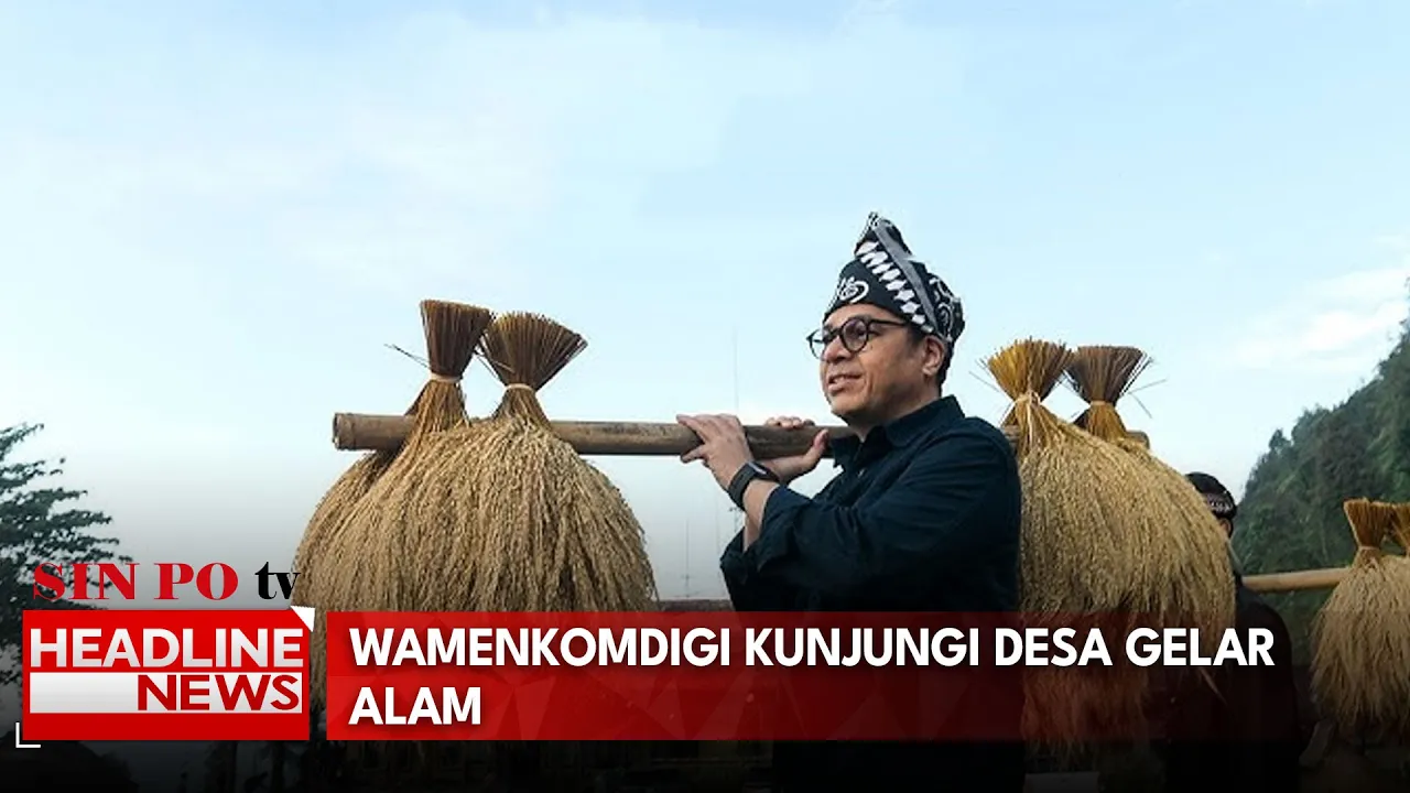 Wamenkomdigi Kunjungi Desa Gelar Alam