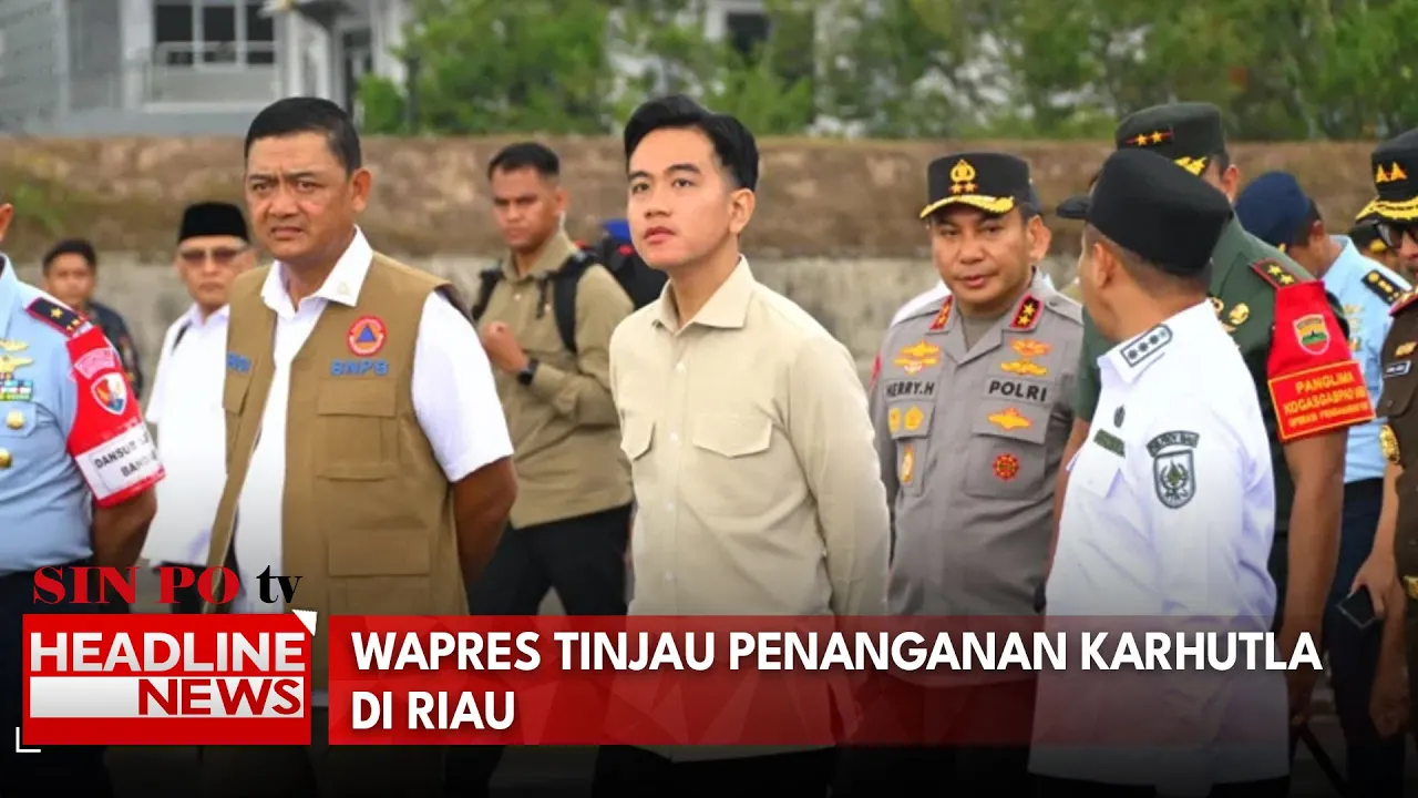 Wapres Tinjau Penanganan Karhutla di Riau