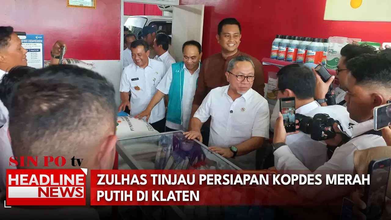 Zulhas Tinjau Persiapan Kopdes Merah Putih Di Klaten