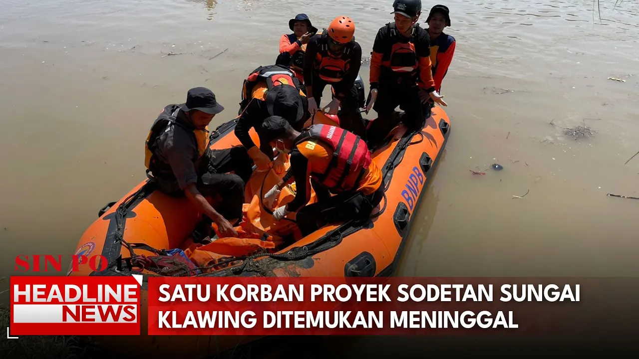1 Korban Proyek Sodetan Sungai Klawing Ditemukan Meninggal