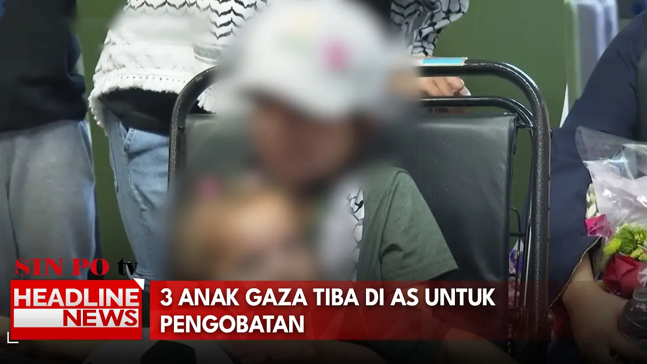 3 Anak Gaza Tiba Di As Untuk Pengobatan