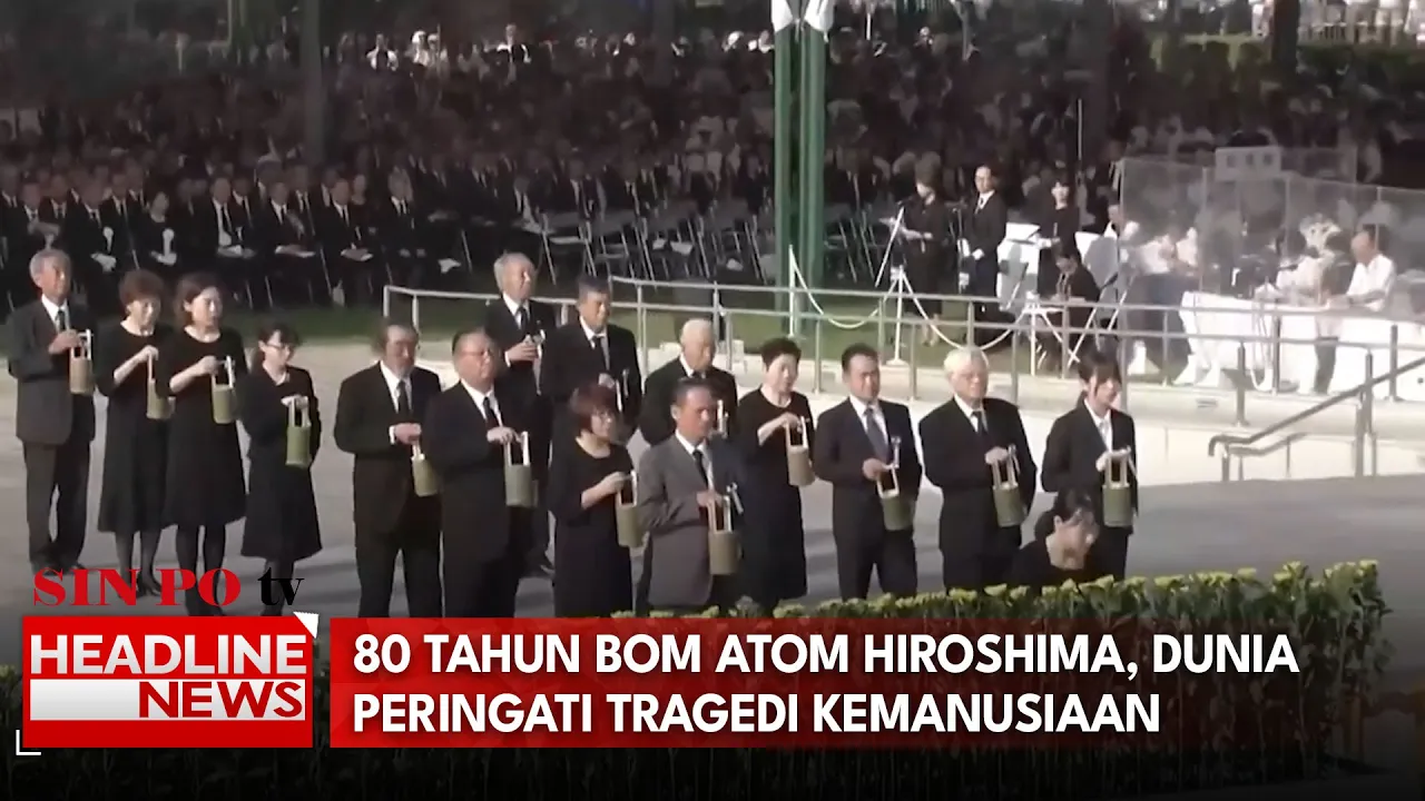 80 Tahun Bom Atom Hiroshima, Dunia Peringati Tragedi Kemanusiaan