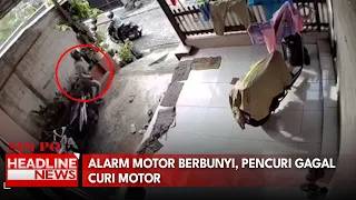 Alarm Motor Berbunyi, Pencuri Gagal Curi Motor