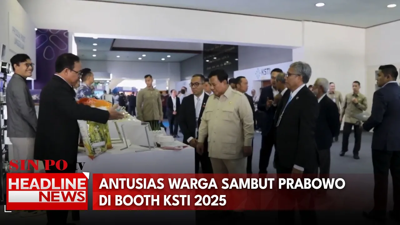 Antusias Warga Sambut Prabowo Di Booth KSTI 2025
