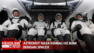 Astronot NASA Kembali Ke Bumi Dengan SpaceX