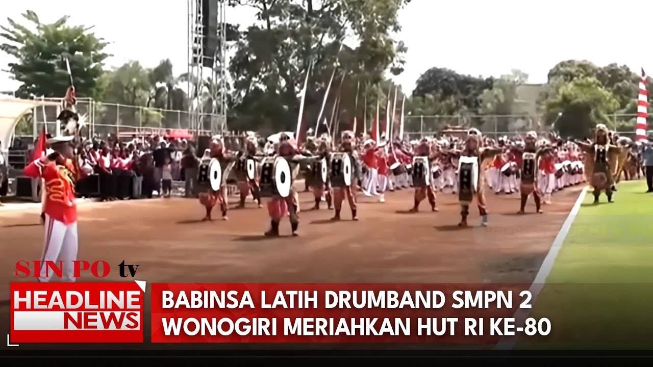 Babinsa Latih Drumband SMPN 2 Wonogiri Meriahkan HUT RI Ke-80