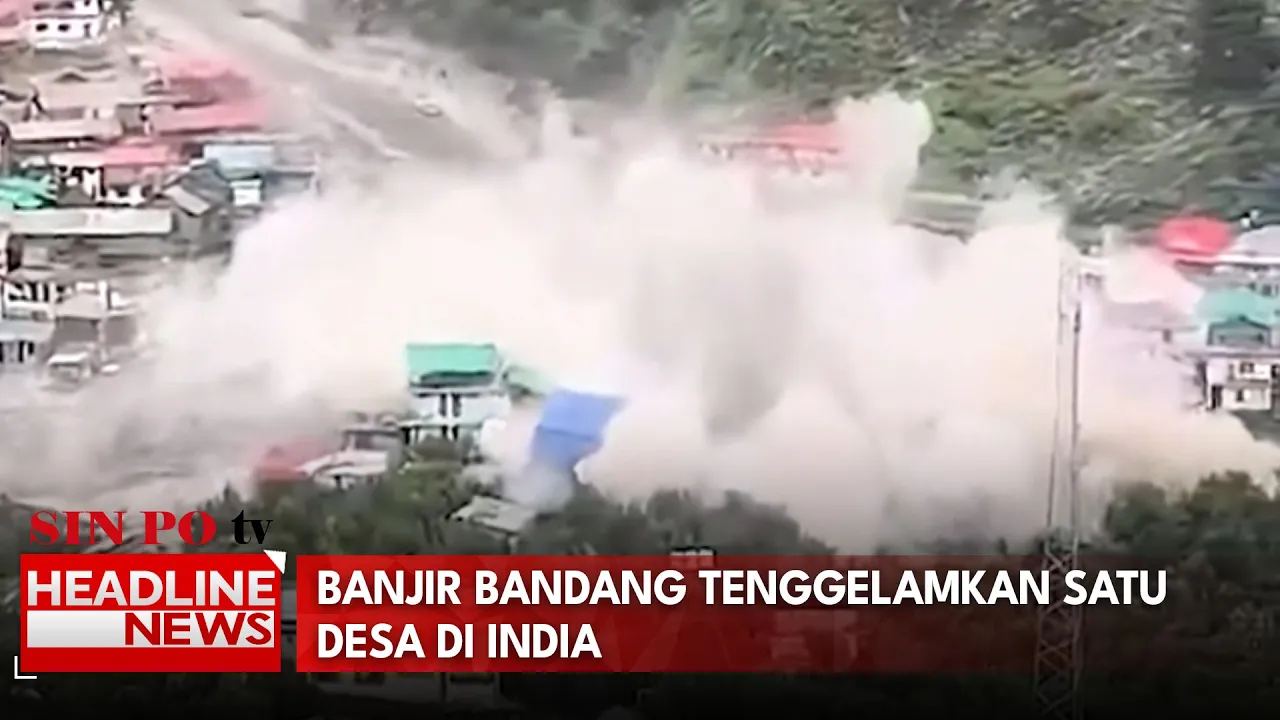 Banjir Bandang Tenggelamkan Satu Desa di India