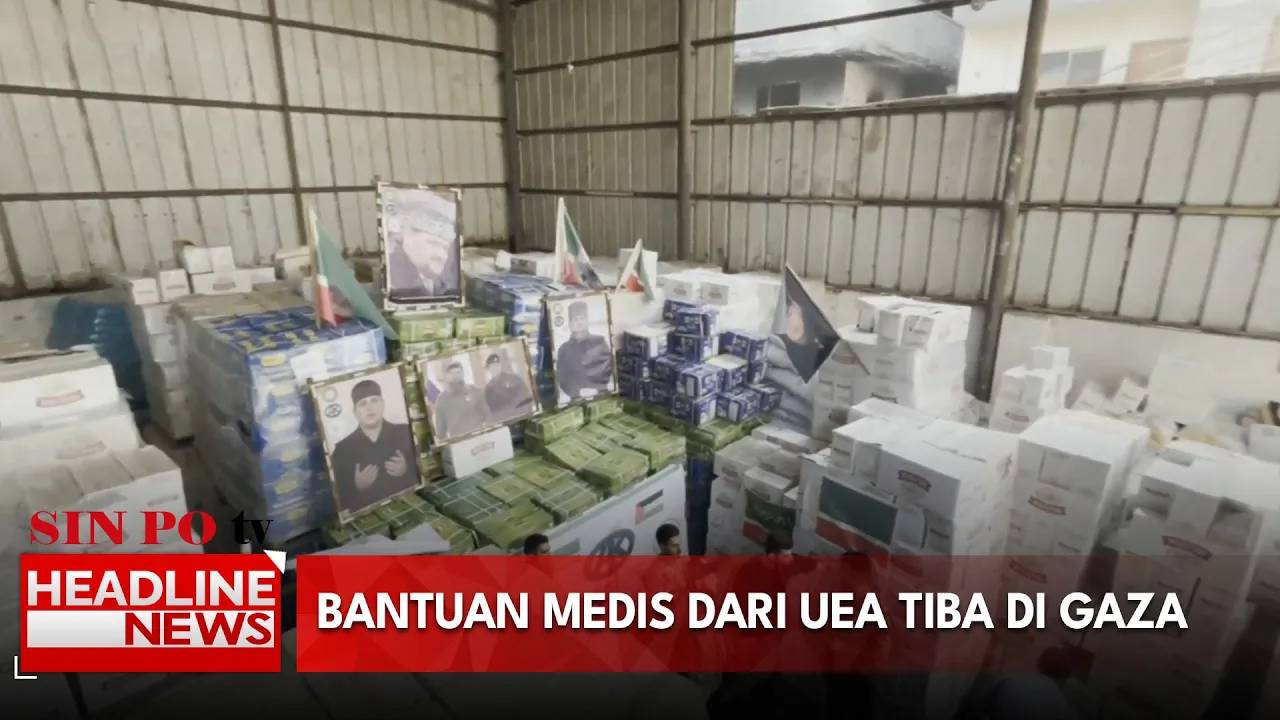 Bantuan Medis Dari UEA Tiba Di Gaza