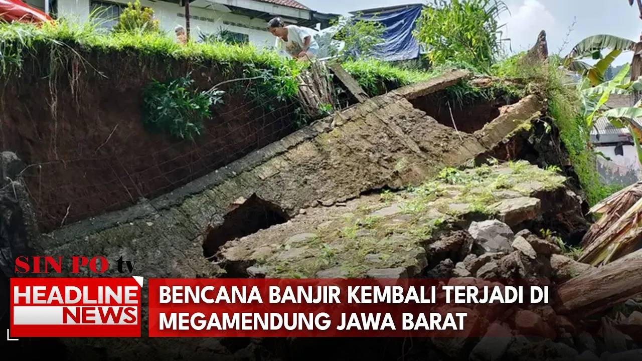 Bencana Banjir Kembali Terjadi Di Megamendung Jawa Barat