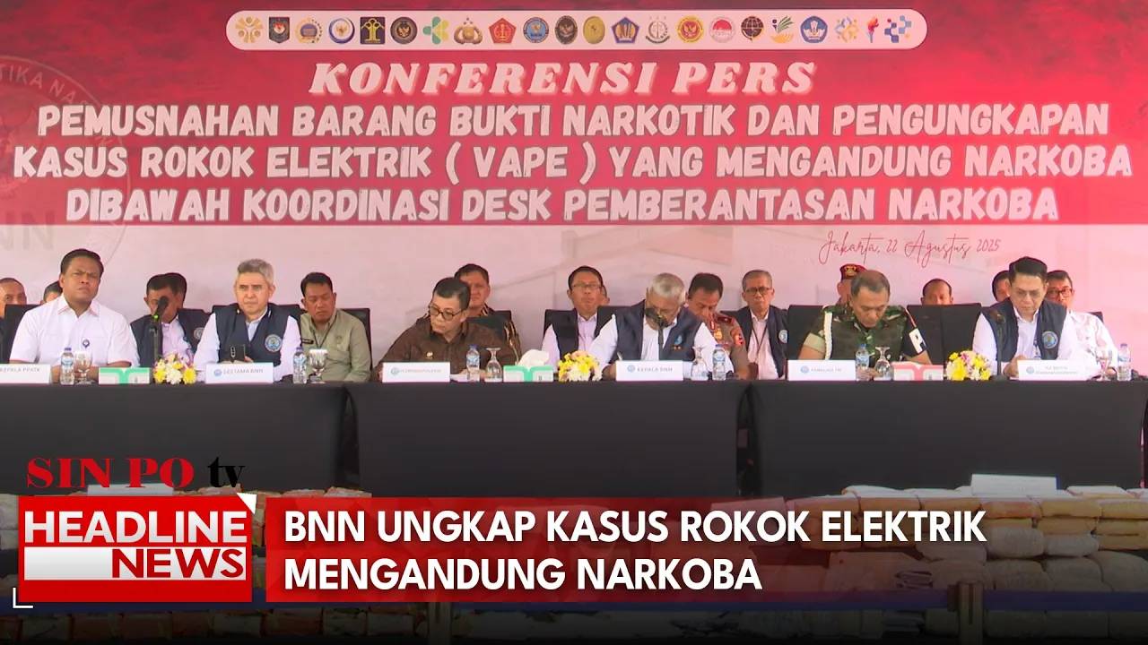 BNN Ungkap Kasus Rokok Elektrik Mengandung Narkoba