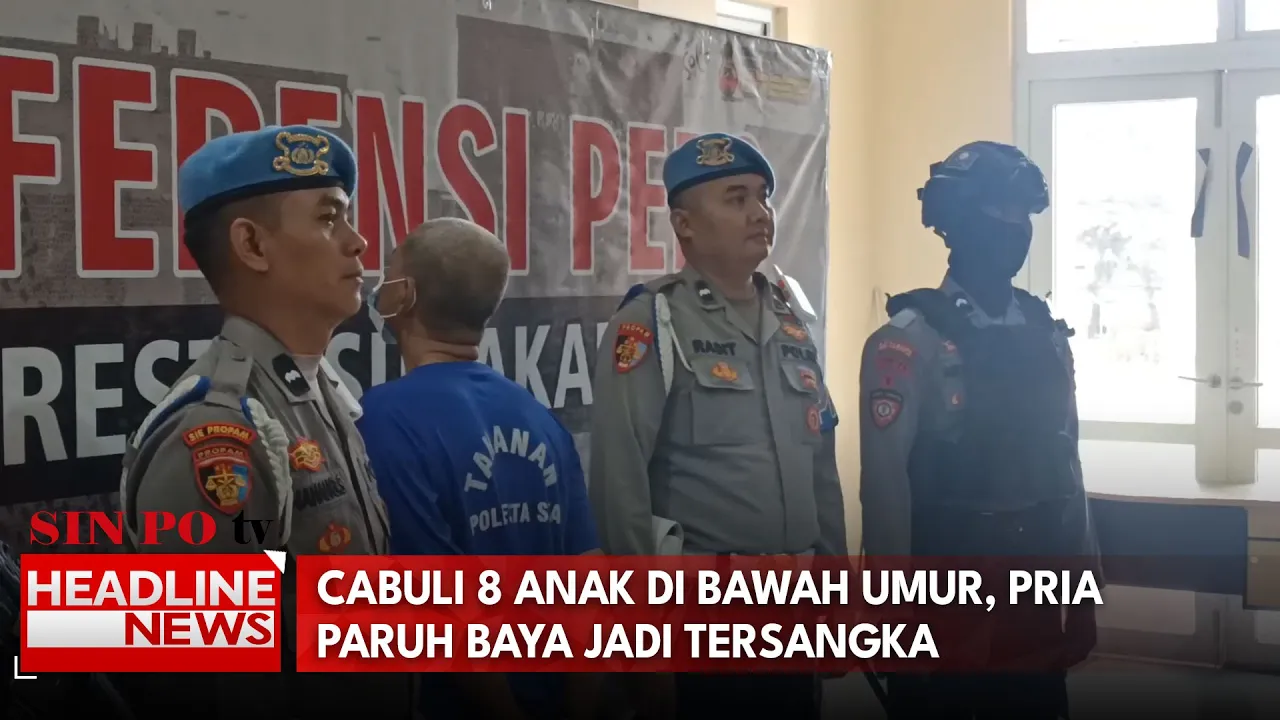 Cabuli 8 Anak di Bawah Umur, Pria Paruh Baya Jadi Tersangka
