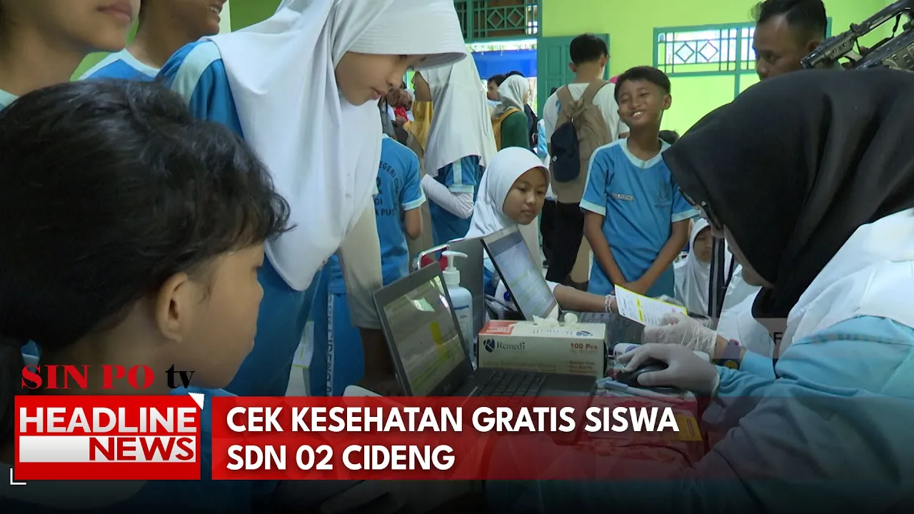 Cek Kesehatan Gratis Siswa SDN 02 Cideng