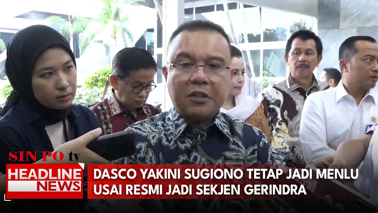 Dasco Yakini Sugiono Tetap Jadi Menlu Usai Resmi Jadi Sekjen Gerindra