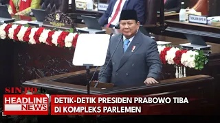 Detik-detik Presiden Prabowo Tiba di Kompleks Parlemen