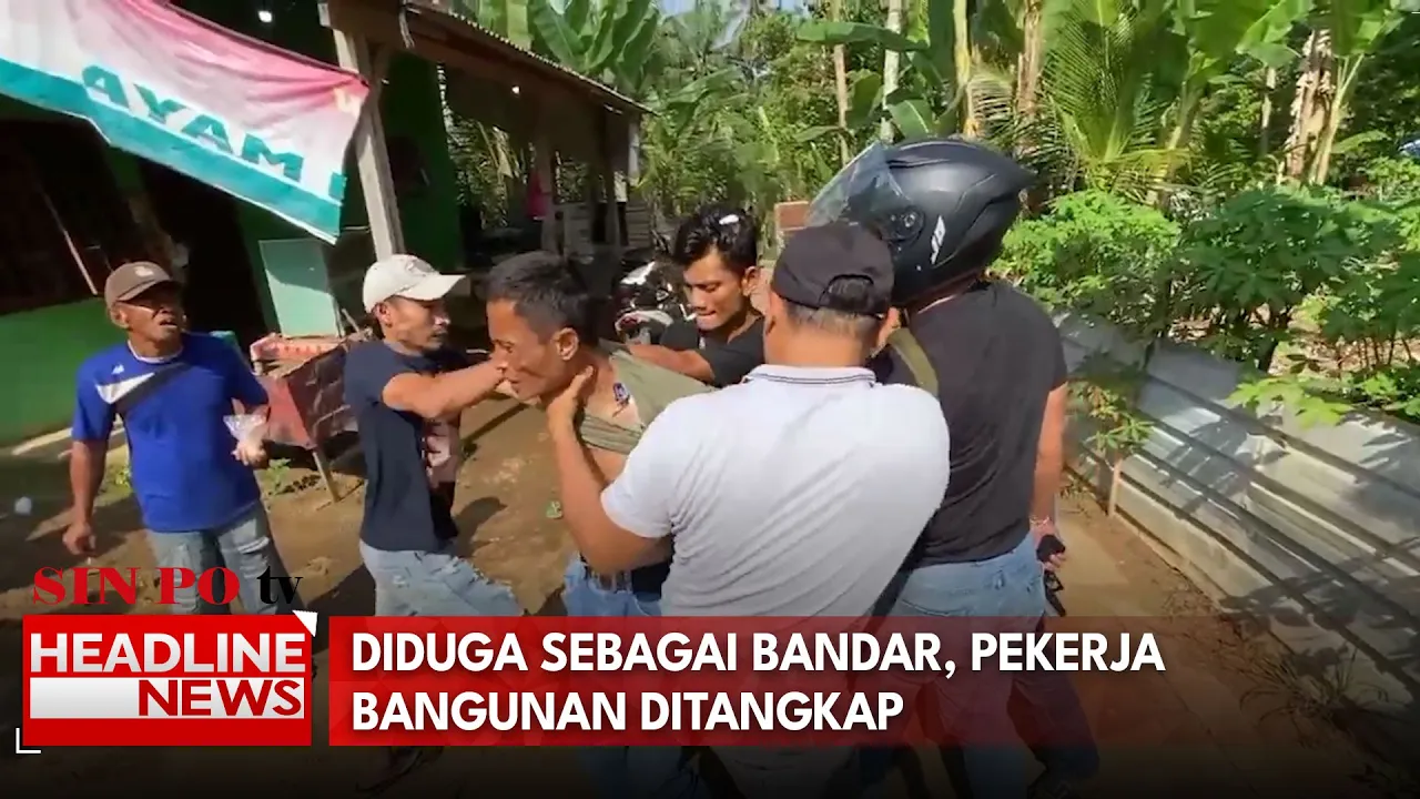 Diduga Sebagai Bandar, Pekerja Bangunan Ditangkap