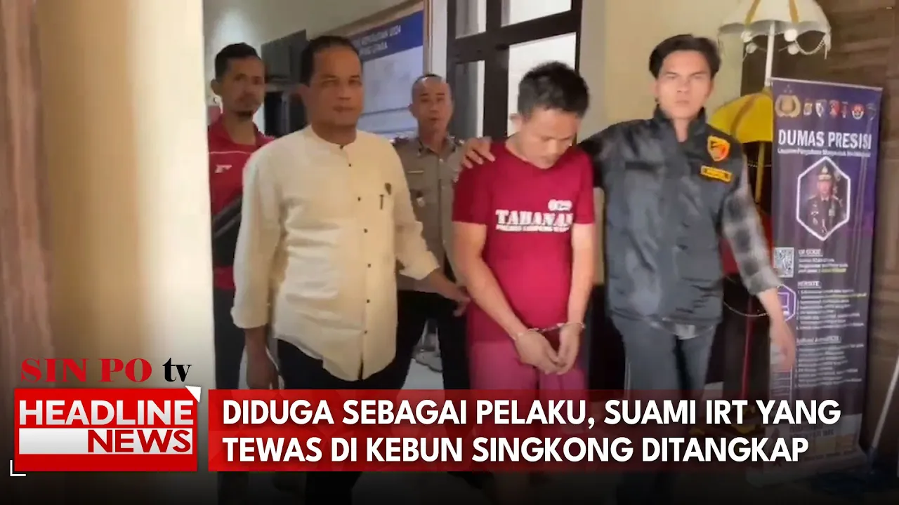 Diduga Sebagai Pelaku, Suami IRT Yang Tewas Di Kebun Singkong Ditangkap