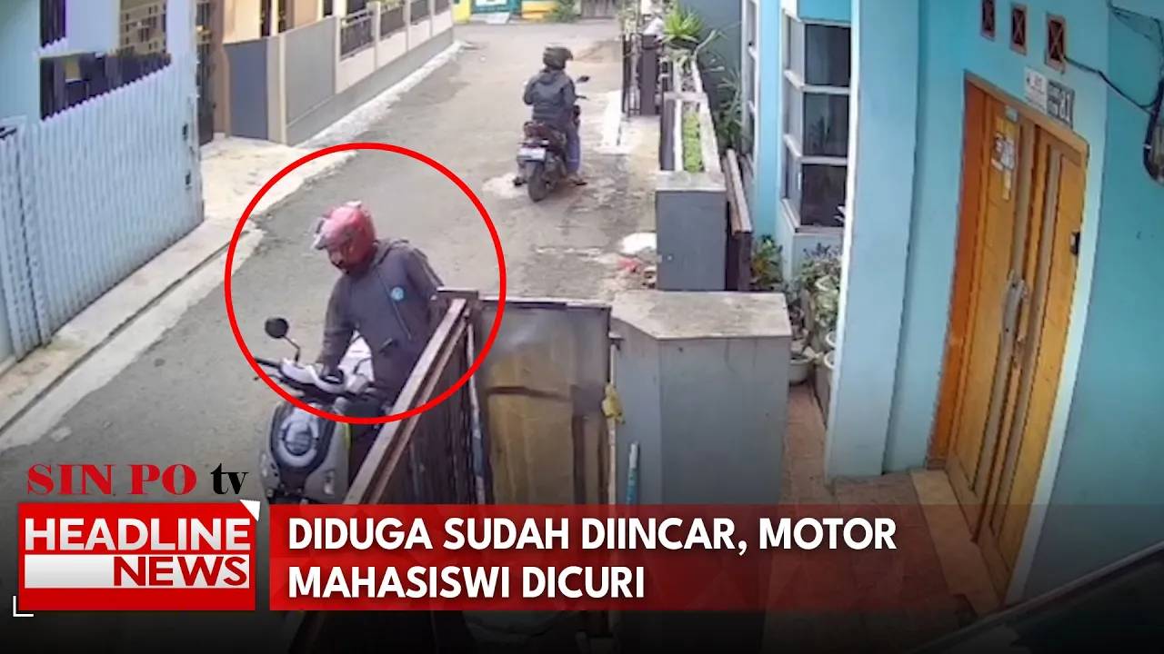 Diduga Sudah Diincar, Motor Mahasiswi Dicuri