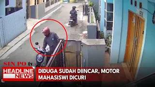 Diduga Sudah Diincar, Motor Mahasiswi Dicuri