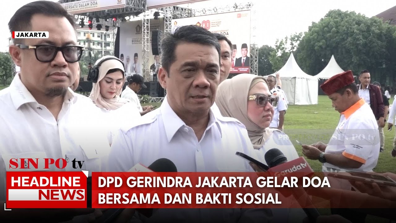DPD Gerindra Jakarta Gelar Doa Bersama Dan Bakti Sosial