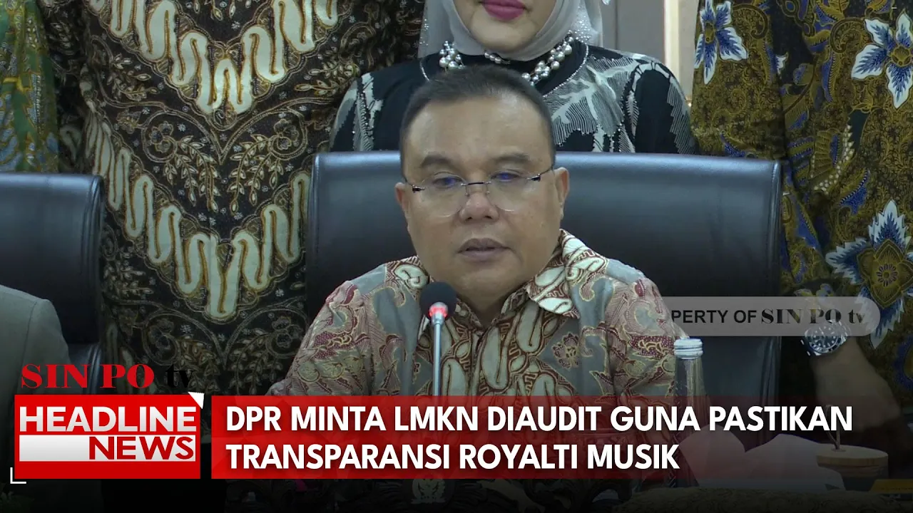 DPR Minta LMKN Diaudit Guna Pastikan Transparansi Royalti Musik