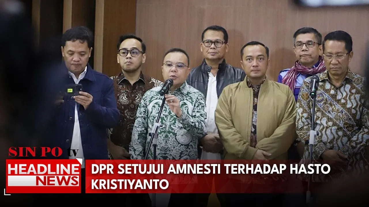 DPR Setujui Amnesti Terhadap Hasto Kristiyanto