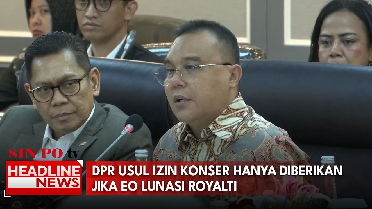 DPR Usul Izin Konser Hanya Diberikan Jika EO Lunasi Royalti