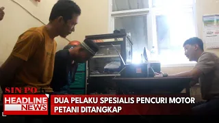 Dua Pelaku Spesialis Pencuri Motor Petani Ditangkap