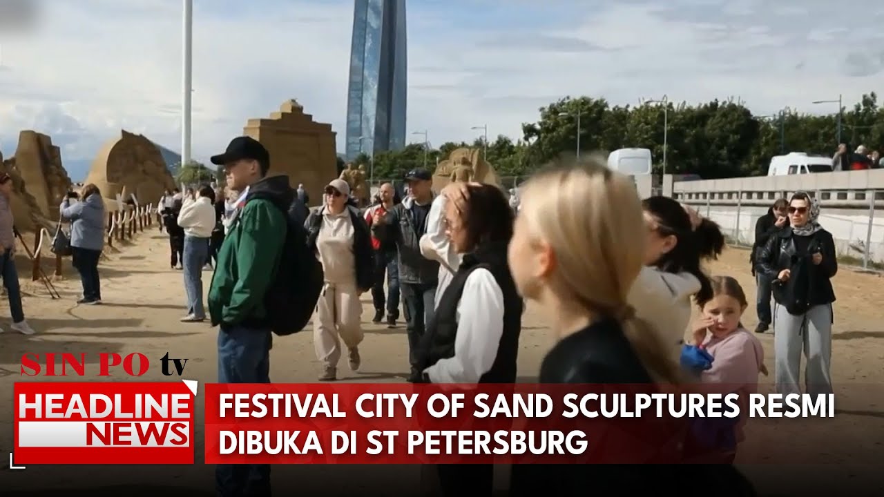 Festival City Of Sand Sculptures Resmi Dibuka Di St Petersburg