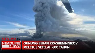 Gunung Berapi Krasheninnikov Meletus Setelah 600 Tahun