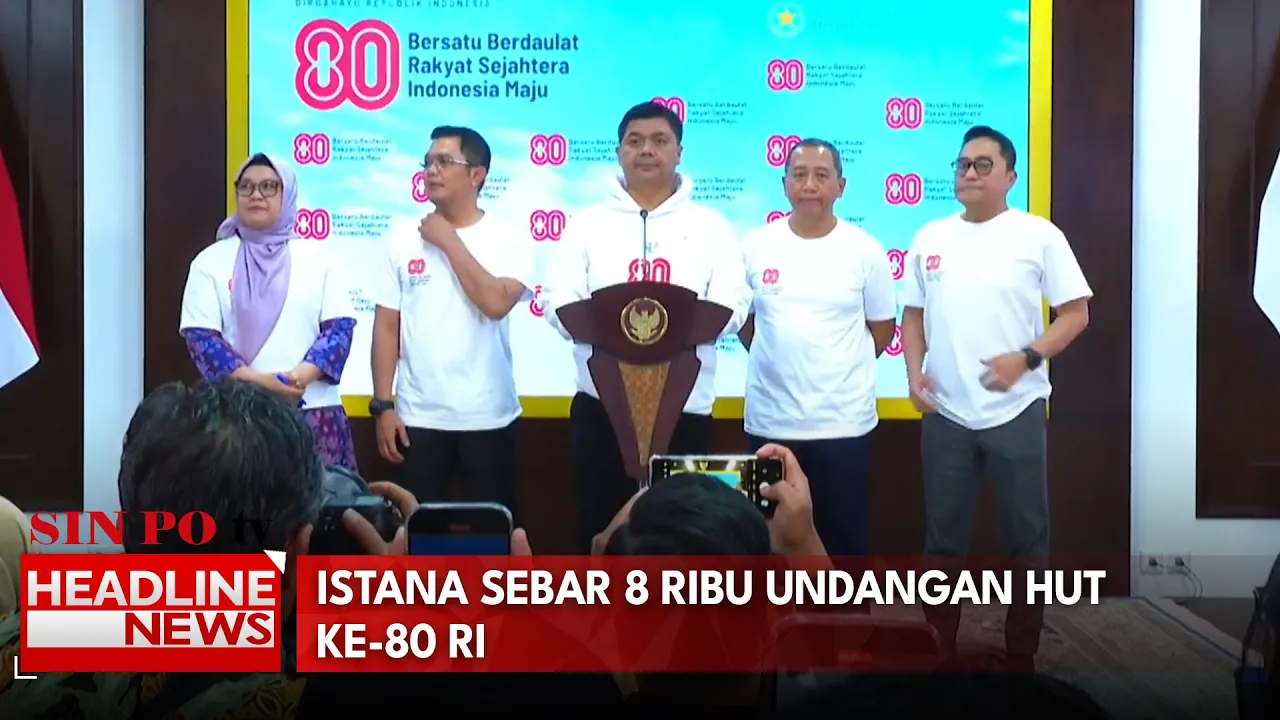 Istana Sebar 8 Ribu Undangan HUT ke-80 RI